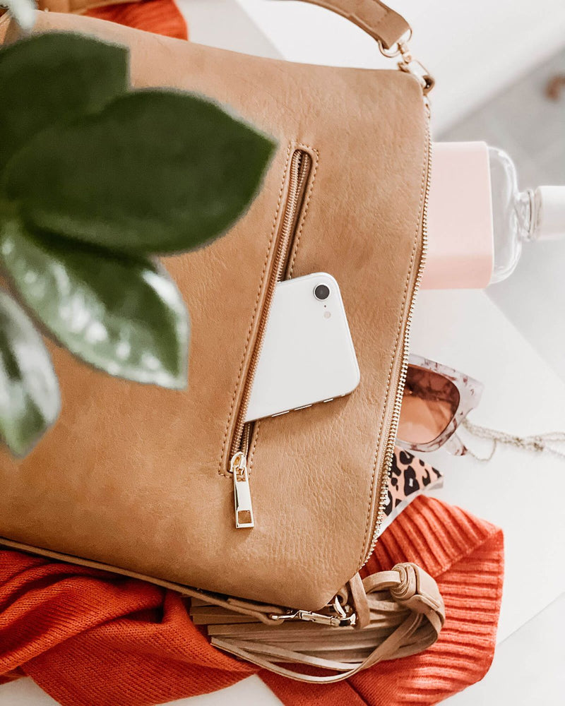 Daisy Crossbody Bag - Camel