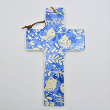 Hanging Cross Large Bird