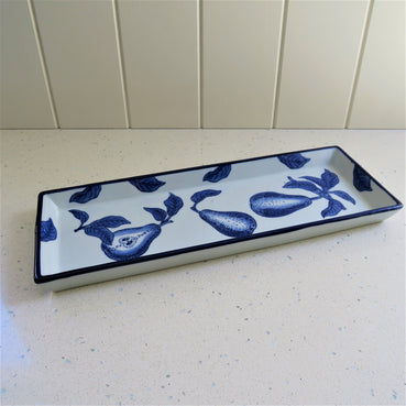 Long Plate French Pear