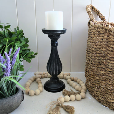 Candlestick Curve Black