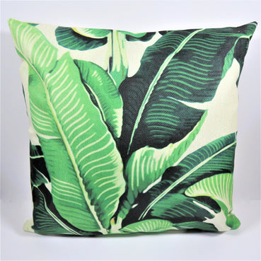 Indoor Cushion Cover - Banana Palm