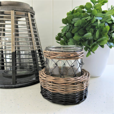 Fisherman's Basket Candleholder