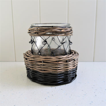 Fisherman's Basket Candleholder