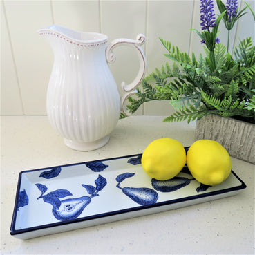 Long Plate French Pear