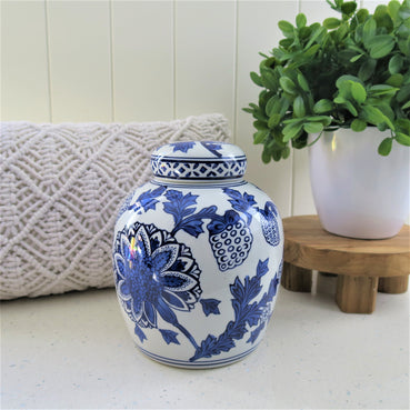 Floral Tapestry Jar