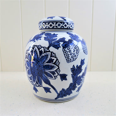 Floral Tapestry Jar