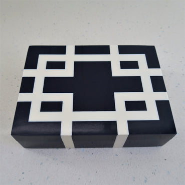 Navy Resin Box